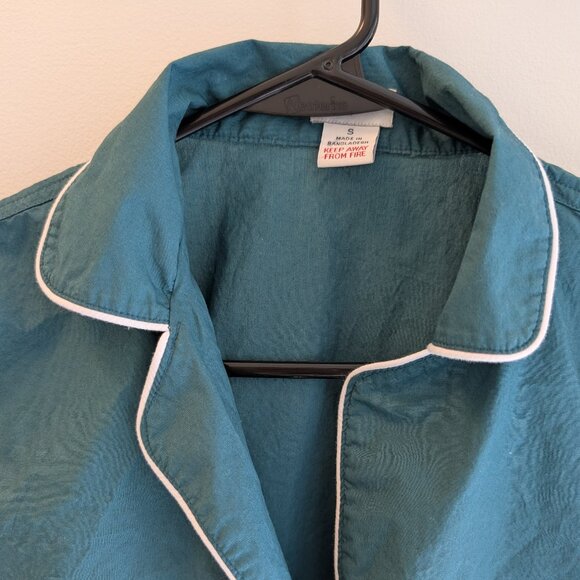 J.Crew Pajama Set – Green (Shirt & Shorts) - Picture 3 of 11